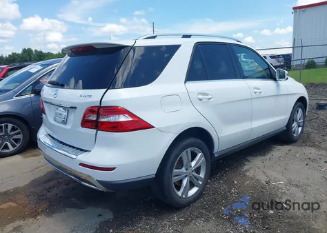 2014 Mercedes-Benz Ml 350 4Matic из США, поврежденный, VIN 4JGDA5HB2EA357131